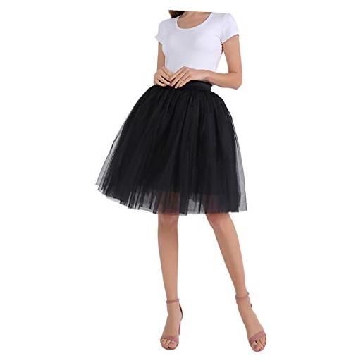 Happy Cherry gonna tulle donna balletti danza tutu 5 strati organza tulle principessa petticoat per il partito di prom