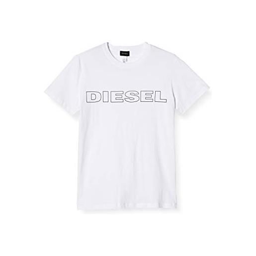 Diesel umlt-jake, t-shirt uomo, nero (black 900-0darx), s