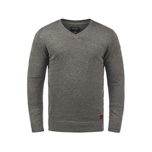 b BLEND blend lars - maglione da uomo, taglia: m, colore: charcoal (70818)