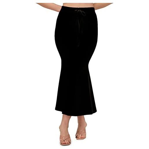 CRAFTSTRIBE fishcut saree shapewear sottoveste da donna, viscosa lycra shape wear dress waist trimmer coscia più sottile