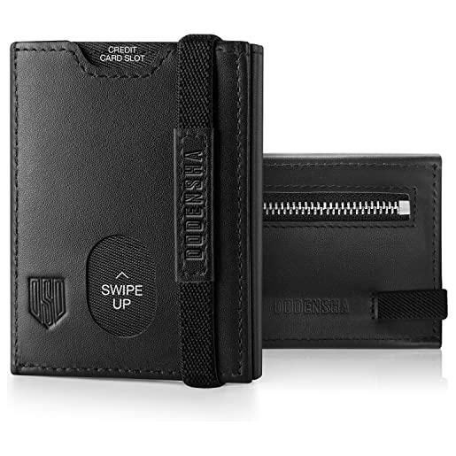 Portafoglio Uomo Porta Carte di Credito RFID Sottile Slim Gadget