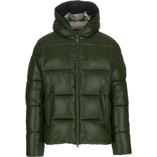 SAVE THE DUCK | giacca piumino luck17 edgard verde scuro