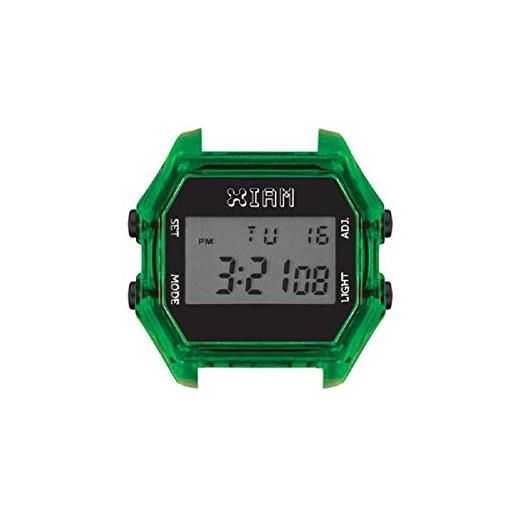 Gioielleria Selenor collezione orologio componibile i am the watch @sespo (cassa trasp verde nero iam-033 37x40mm)