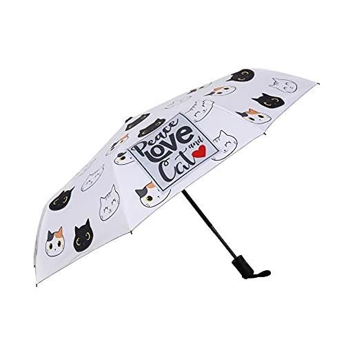 I-TOTAL® - ombrello con apertura automatica/retraibile con custodia/alta qualità/per una persona (cat)
