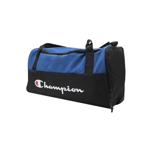 Champion borsa da viaggio con logo, blu/nero. , taglia unica