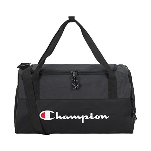 Champion borsa da viaggio con logo, nero/nero, taglia unica