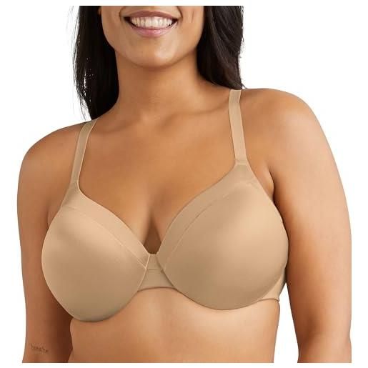 Maidenform women's comfort devotion extra-coverage bra, sandshell, 34dd