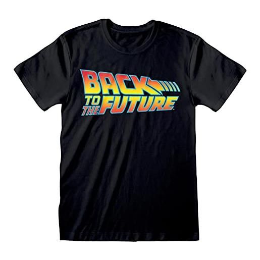 Retro Styler torna uomini di al futuro vintage logo maglietta nera: grande