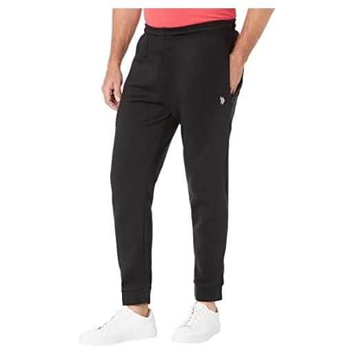 U. S. Polo assn. Pantaloni in pile con tasca con zip, nero, l