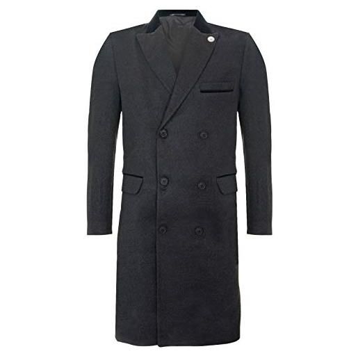 Pigiami Uomo Calvin Klein Cappotto Lungo In Lana Misto Cashmere