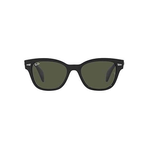 Ray-Ban 0rb0880s occhiali, black/green, 52 unisex-adulto