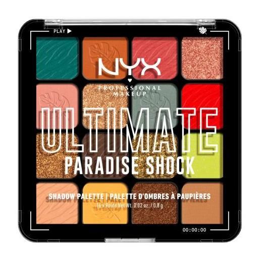 NYX Professional Makeup ultimate palette di ombretti 13.28 g tonalità 01 paradise shock