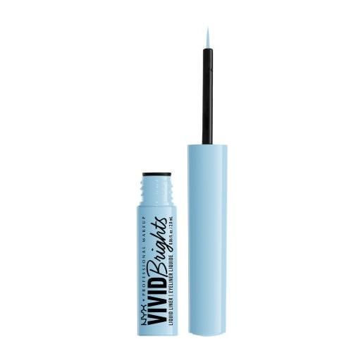 NYX Professional Makeup vivid brights eyeliner dai colori vivaci 2 ml tonalità 06 blue thang