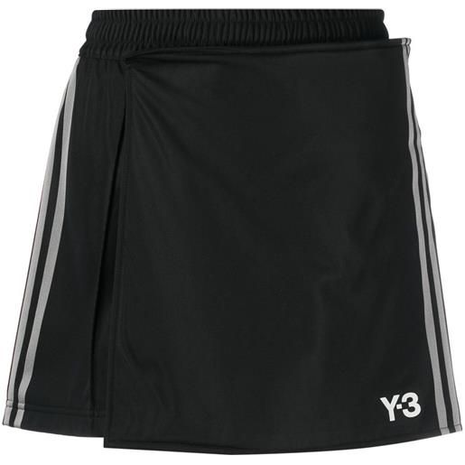 Y-3 shorts con stampa - nero