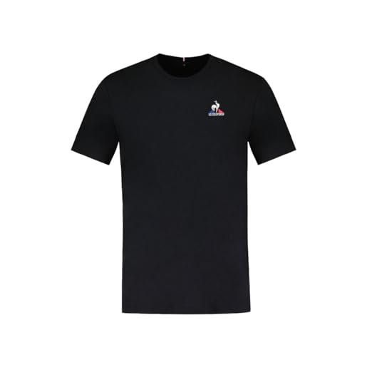 Le Coq Sportif ess tee ss n°4 m black t-shirt, nero, l unisex-adulto