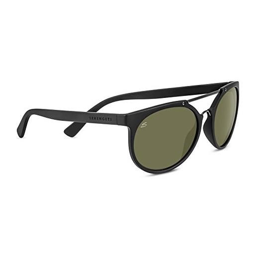 serengeti lerici occhiali da sole, matte black/matte black, m unisex adulto