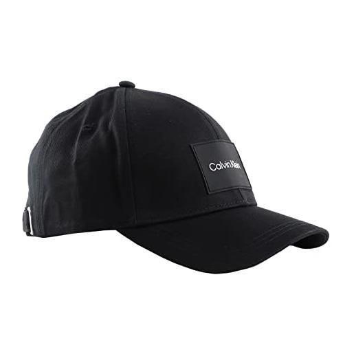 Calvin Klein cappellino uomo ck must t cappellino da baseball, nero (ck black), taglia unica