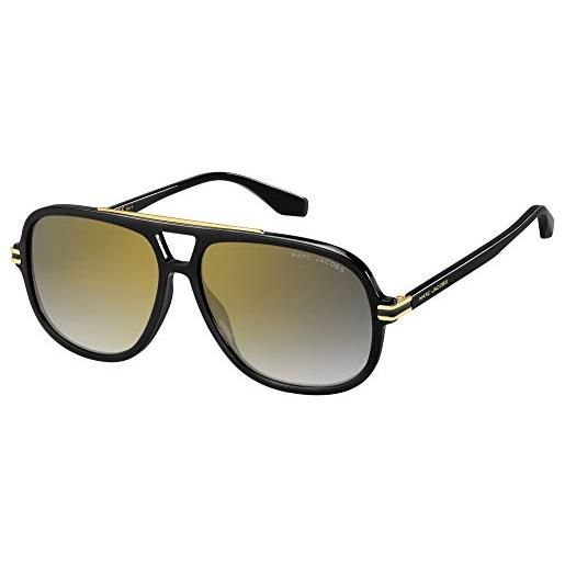 Marc Jacobs marc 468/s 807/fq black sunglasses unisex polycarbonate, standard, 59 occhiali, donna
