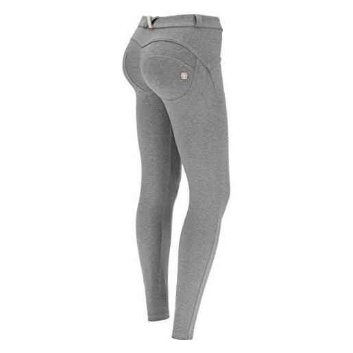 FREDDY - pantalone wr. Up® skinny in cotone elasticizzato, grigio, large
