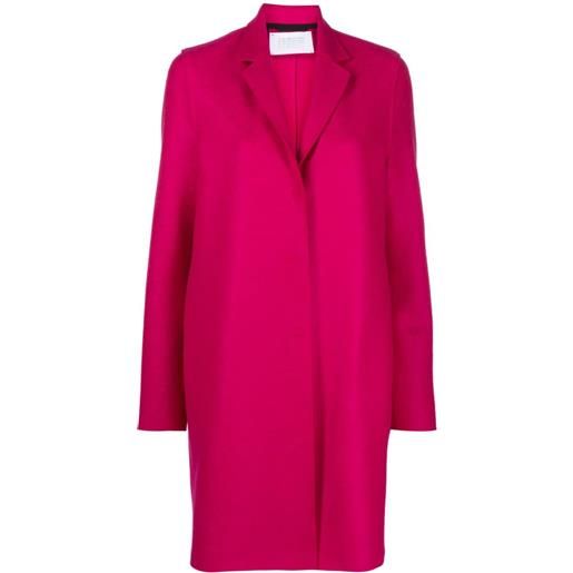 Harris Wharf London cappotto con revers a lancia - rosa