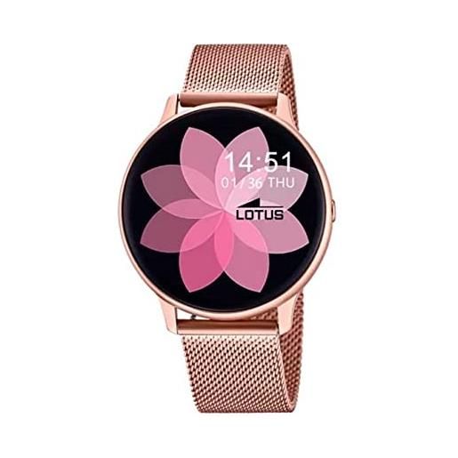 LOTUS power 50015/a - orologio digitale da donna con cinturino in acciaio inox, oro rosa, bracciale