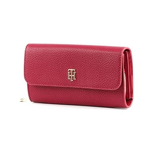 Tommy hilfiger th element large flap wallet royal berry