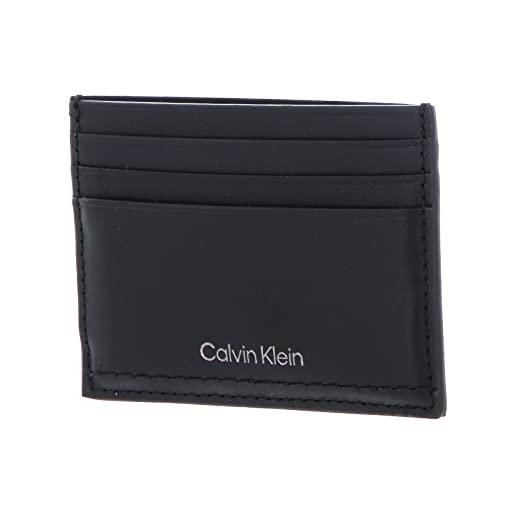 Calvin Klein duo stitch cardholder 6cc ck black