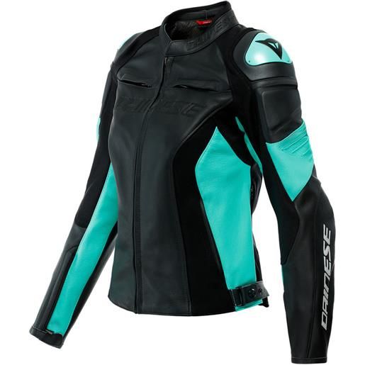 DAINESE - giacca DAINESE - giacca racing 4 lady nero / acqua-verde