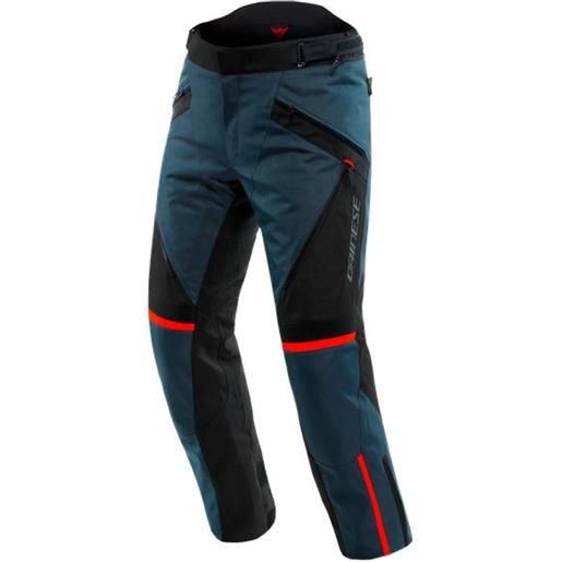 DAINESE - pantaloni DAINESE - pantaloni tempest 3 d-dry ebony / nero / lava-rosso