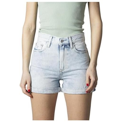 Calvin Klein Jeans mom short pantaloni, denim light, 26w (regolare) donna