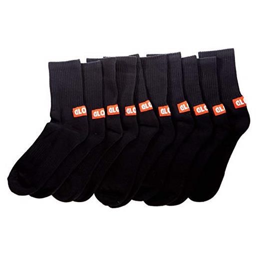 Globe, minibar crew sock 5 pack, black, nero