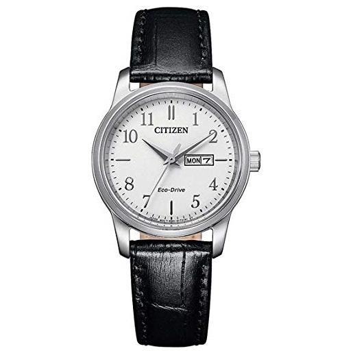 Citizen Coppia Set Orologi: Lui AW1231-07A E Lei FE1081-08A – Pelle, Quarzo, 240 Giorni Riserva