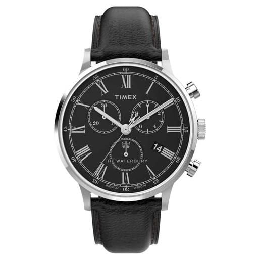 Timex orologio cronografo uomo waterbury classic chrono - roman dial offerta trendy cod. Tw2u88300