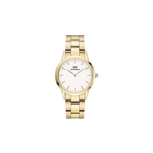 Daniel Wellington iconic orologi 32mm double plated stainless steel (316l) gold
