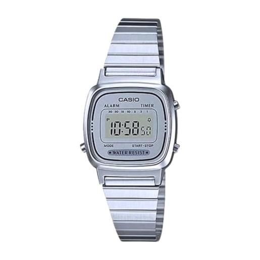 Orologio Casio Da Donna Con Cinturino Milanese In Acciaio: Cassa Rotonda, Vetro Minerale, Movimento Al Quarzo, Chiusura Regolabile