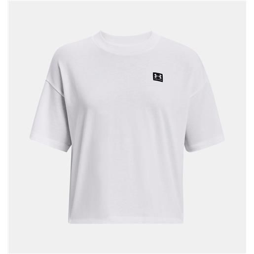 UNDER ARMOUR t-shirt under armour t-shirt logo lc oversize hw w bianco