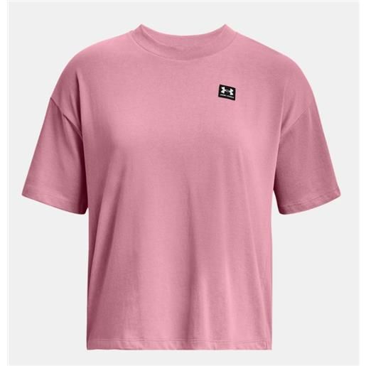 UNDER ARMOUR t-shirt under armour t-shirt logo lc oversize hw w rosa
