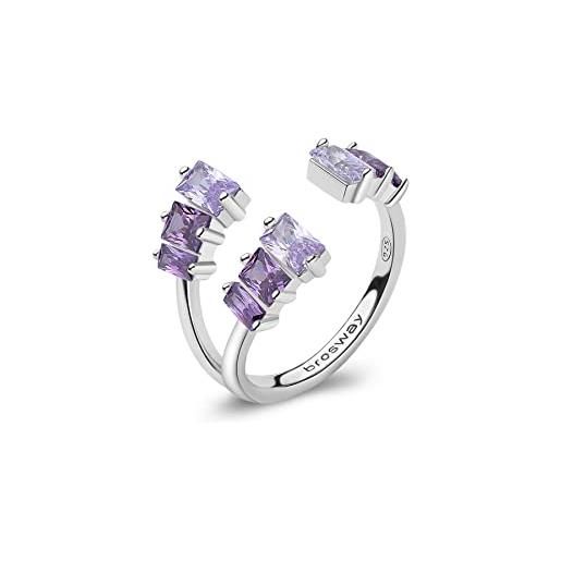 Brosway anello donna in argento, anello donna collezione fancy - fmp17c