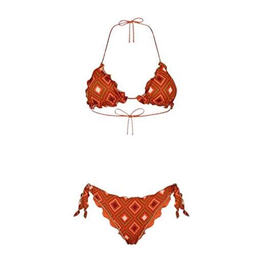 Me-Fui me fui costume da bagno donna bikini mf23-1522u arancione