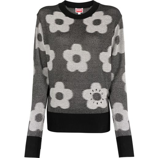 Kenzo maglione flower spot - nero