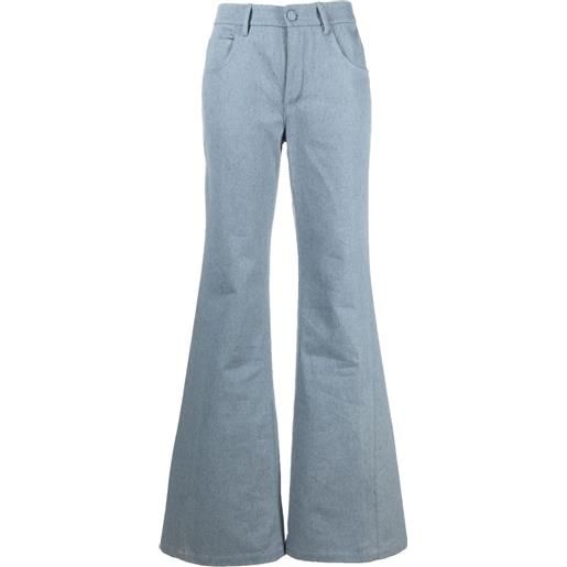 Gabriela Hearst jeans alteza svasati - blu