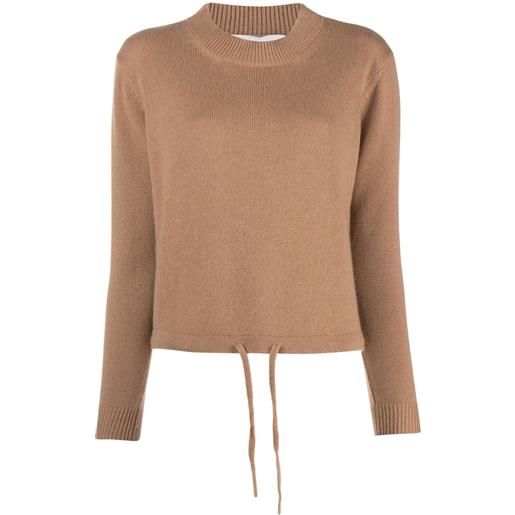 Liska maglione con coulisse - marrone