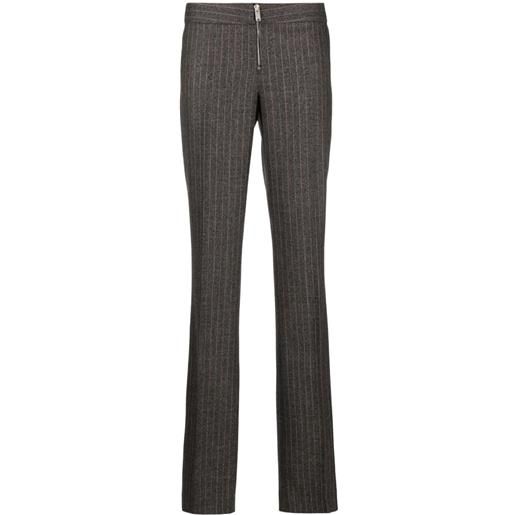 Stella McCartney pantaloni con vita bassa - grigio