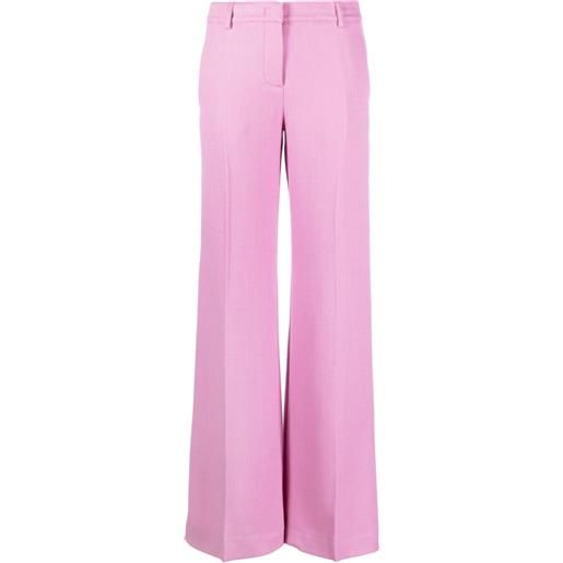 ETRO pantaloni svasati con pieghe - rosa