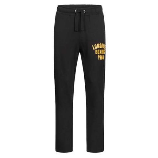 Lonsdale methilhill pants, black/yellow, l men's