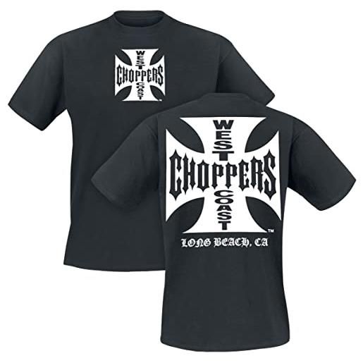 West Coast Choppers - t-shirt original cross blk - l
