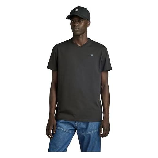 G-STAR RAW base-s v-neck t-shirt donna, nero (dk black d16412-336-6484), xl