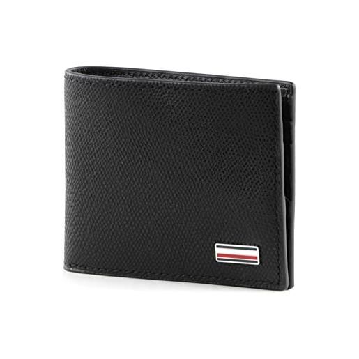 Tommy hilfiger business leather mini cc wallet black