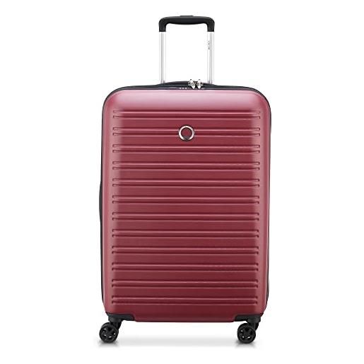 DELSEY PARIS - segur 2.0 -bagaglio a mano media rigida - 69 x 47 x 29 cm - 82 litri - rosso