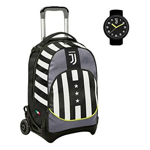 Juventus trolley scuola seven jack winner forever sgancibile con orologio ufficiale in omaggio